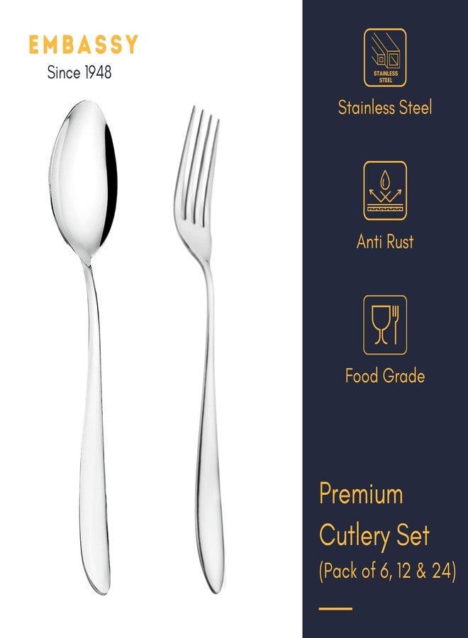 Embassy Stainless Steel Tea Forks, Set of 10 (Pack of 6 Pieces) - Image 4