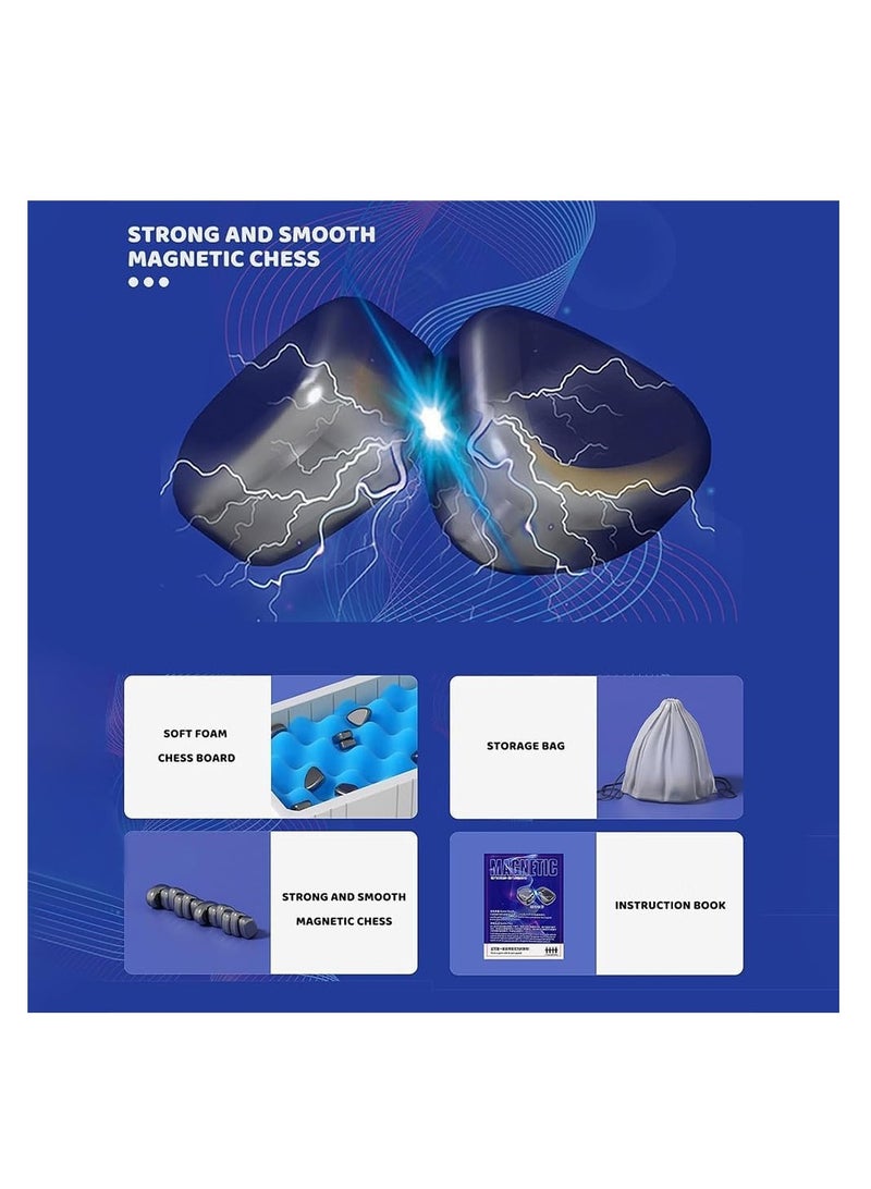 general Magnetic Chess Game Set Magnet Game Magnetic Stones Game Magnet Board Game - Image 5