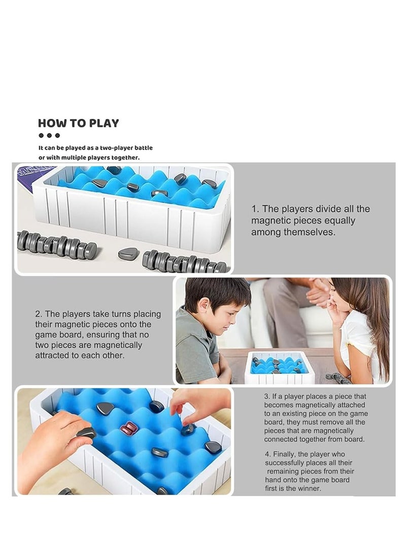 general Magnetic Chess Game Set Magnet Game Magnetic Stones Game Magnet Board Game - Image 3