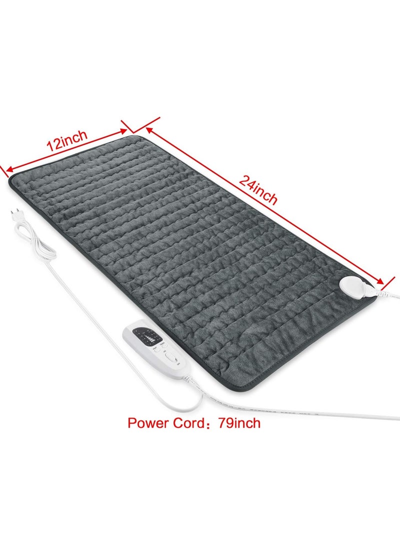 Electric Heating Pad for Muscle Pain Relief Moist and Dry Heat Therapy 6 Levels - Image 3