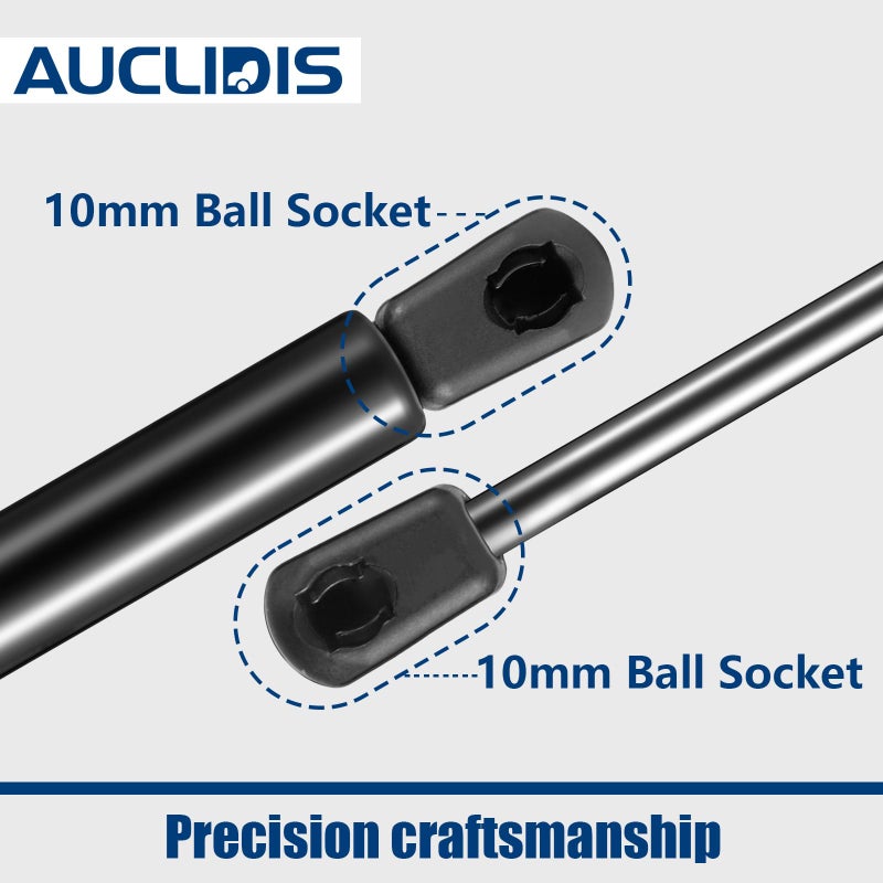 AUCLIDIS C16-04464 13 inch 30lb/133N Gas Strut Shock Spring Lift Support for Leer ATC Camper Shell Truck Topper Cap Canopy Door Windows Toolbox Snugtop Replacement Parts, C16-04464a, Set of 2 by AUCLIDIS - Image 5