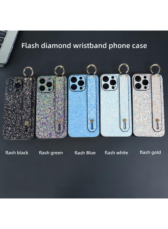 S-TOP Case For iPhone 15 Pro Flash Diamond Wristband Holder Phone Case - Image 2