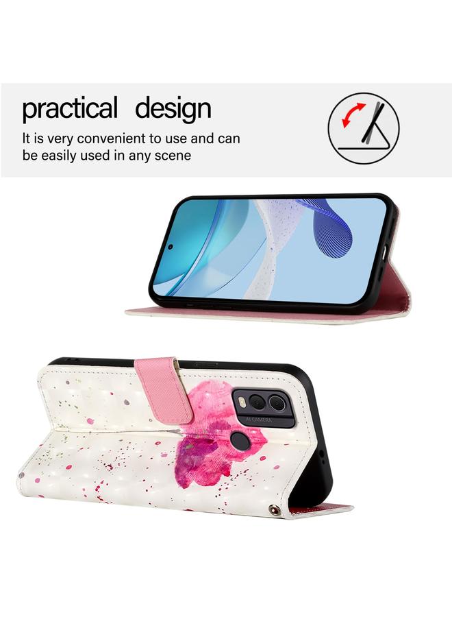 S-TOP Case For Nokia C22 3D Painting Horizontal Flip Leather Phone Case - Image 3