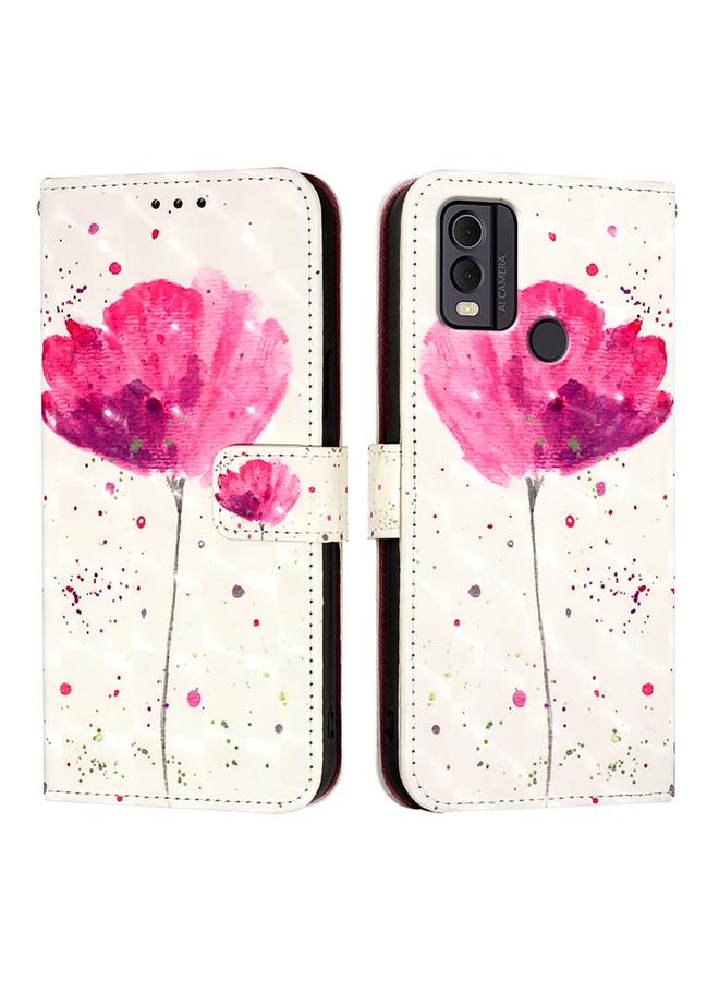 S-TOP Case For Nokia C22 3D Painting Horizontal Flip Leather Phone Case - Image 2