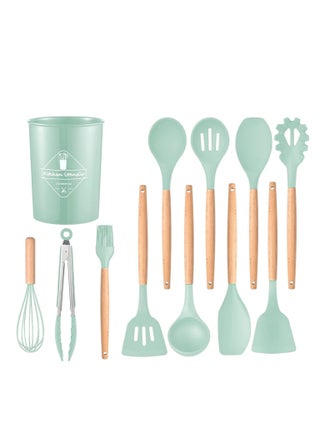 Silicone cookware set with non-stick surface 12 pieces ( Green ) - pzsku/ZA9F0318B0E61325ABFE6Z/45/_/1717069259/3dcb53cc-1efd-4e7d-ad67-5103d5dc8773