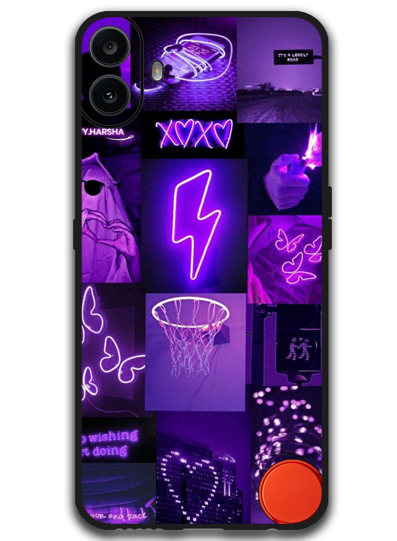 Theodor Protective Case Anti Scratch Shock Proof Bumper Cover For Nothing CMF Phone 1 Purple aesthetic - Image 1