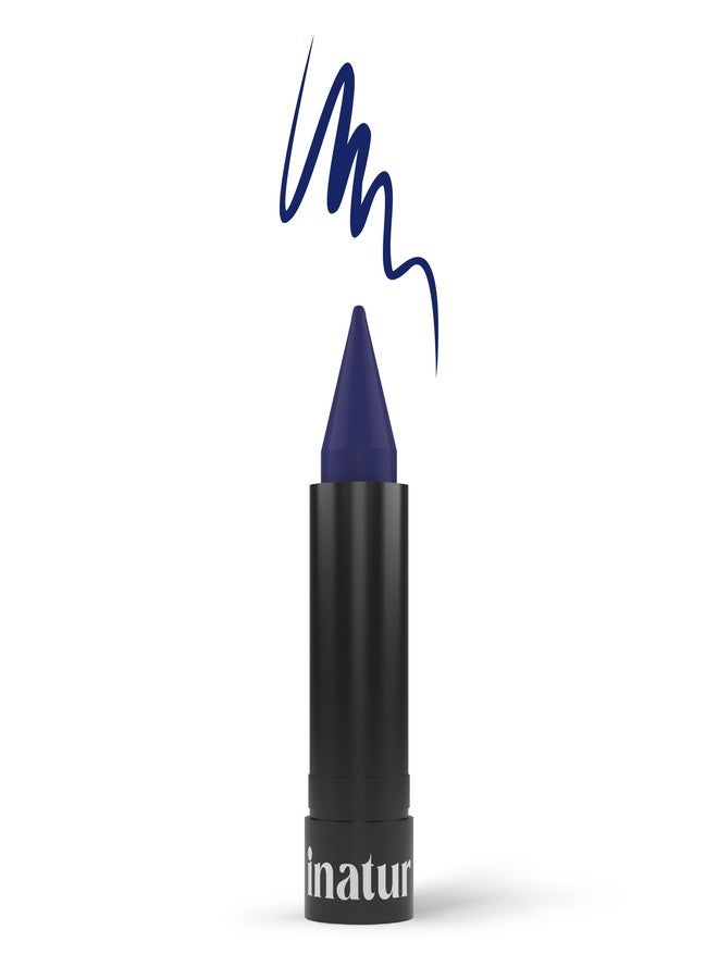 inatur Blue Kajal - Organic, Vegan, Long-Lasting, Smudge-Proof Natural Eye Kohl | for Eye Makeup | Ideal for Defining Eyes & All-Day Wear | 3.5g - Image 1