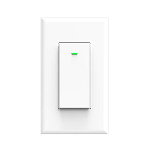 Lesim Smart Switch WiFi Wall Light Switch, Compatible with Alexa Google Home - Image 1