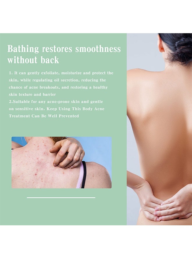 EELHOE Body Acne Removal Cleanser Spray, Back Acne Treatment, Back Acne Spray, Body Acne Marks Repair Back Shoulder Acne Skin Care Spray,120ml - Image 3