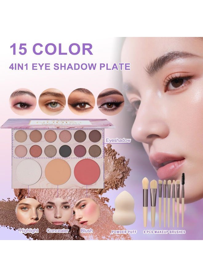 LAZORA Makeup Kit Makeup Set for Teens & Girls Make Up Sets for Girls 10-12 Makeup Gift Set for Teenagers Makeup kits for Teen Beginner - Image 3