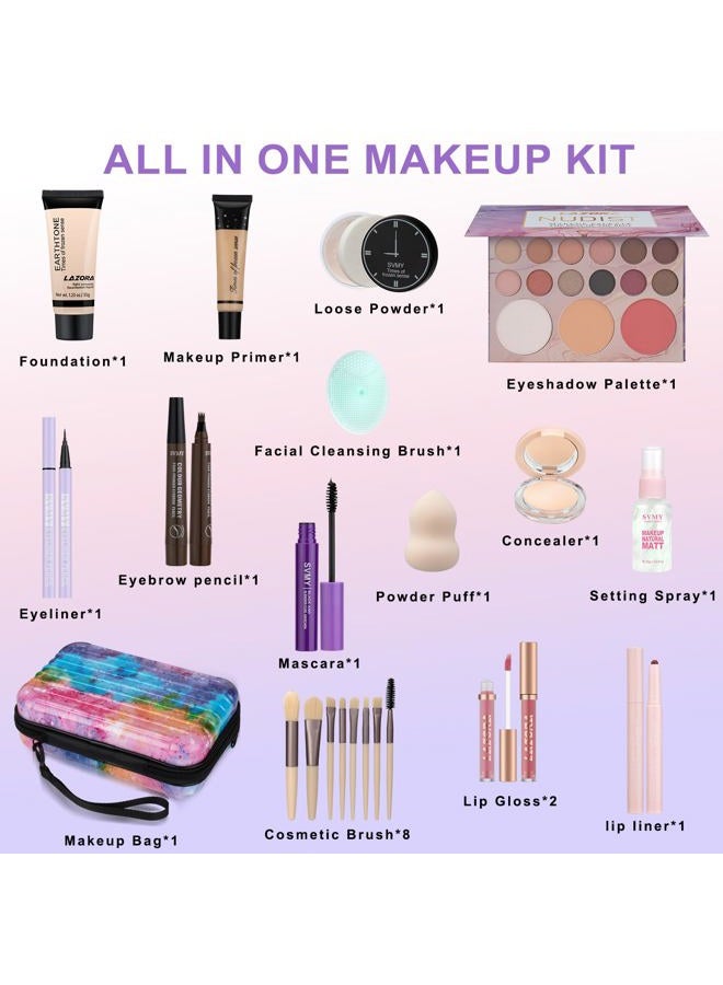 LAZORA Makeup Kit Makeup Set for Teens & Girls Make Up Sets for Girls 10-12 Makeup Gift Set for Teenagers Makeup kits for Teen Beginner - Image 2