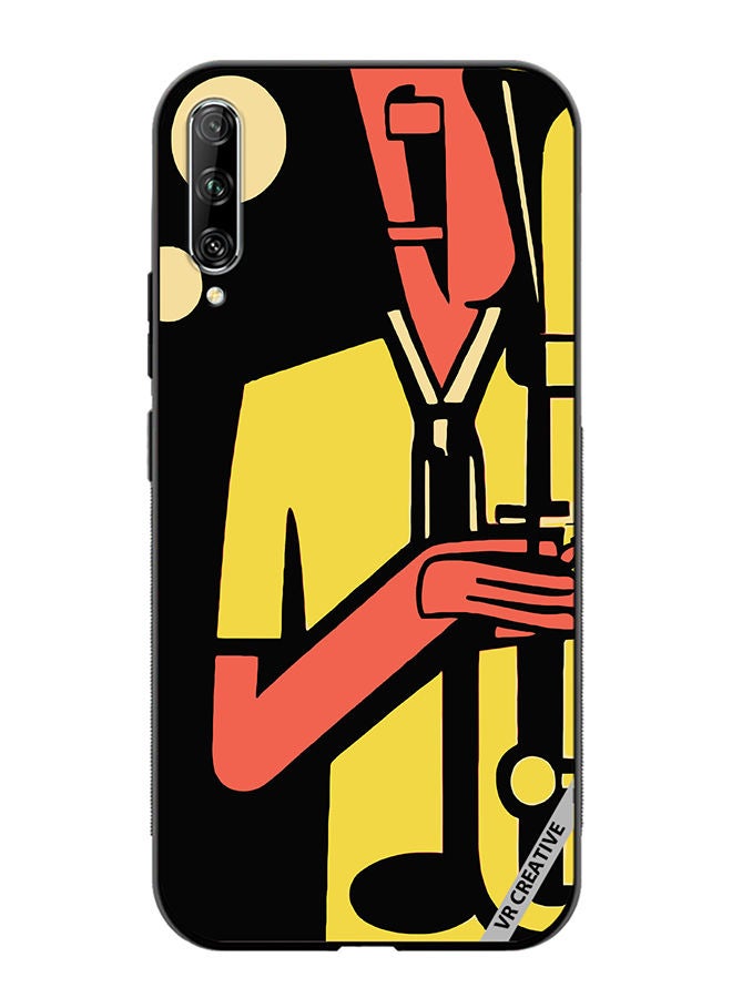 VR CREATIVE Protective Case Cover For Huawei Nova Y9S Jazz Trumpeter Design Multicolour - Image 1