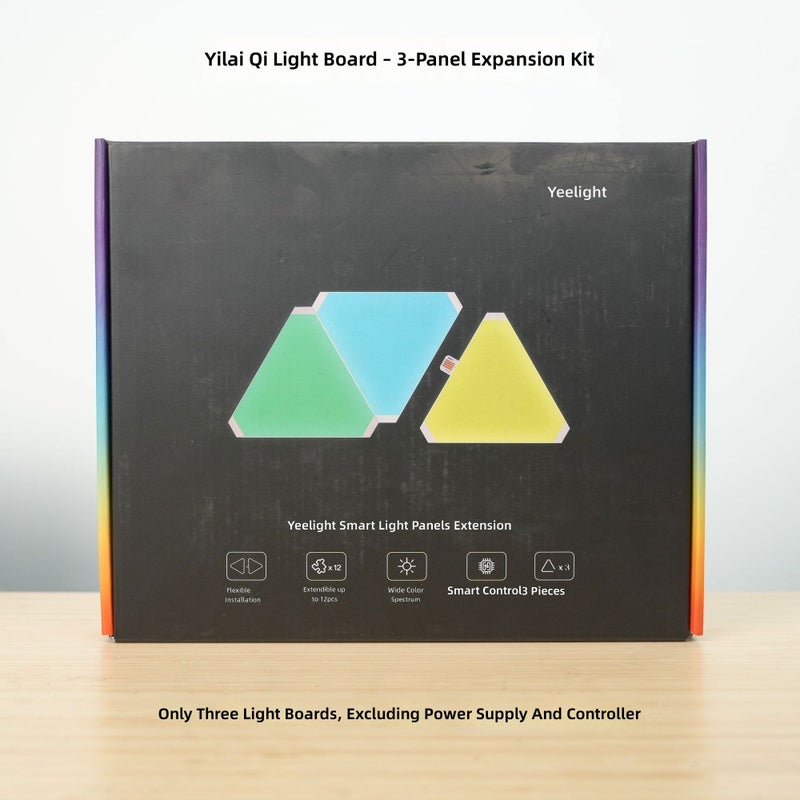 Yeelight Smart Quantum Light Panels Music-Reactive Multi-Color Gaming Study Triangle Light, Works with Mi Home - Image 1