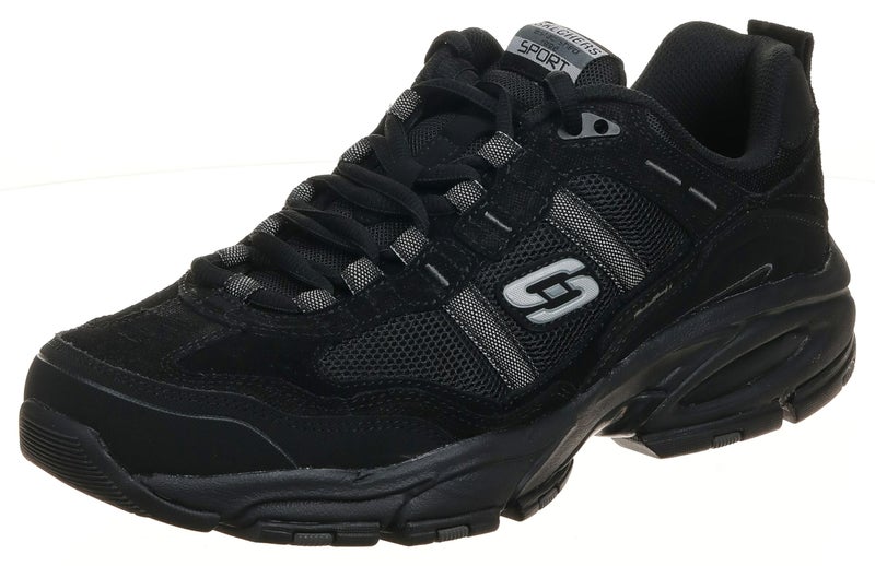 Skechers mens Vigor 2.0 Trait fashion sneakers, Black, 7.5 US - Image 1