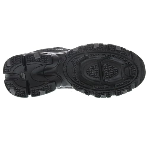 Skechers mens Vigor 2.0 Trait fashion sneakers, Black, 7.5 US - Image 5