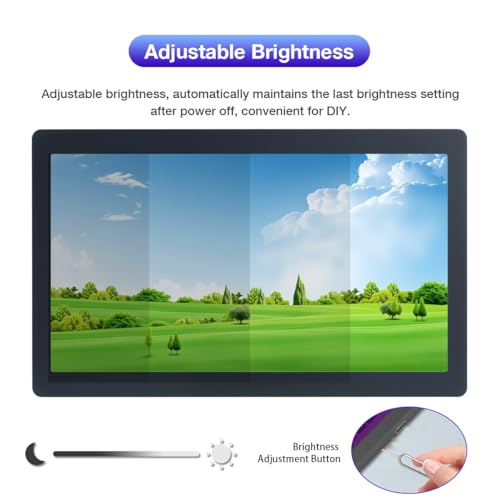 Hosyond 7 Inches USB C Mini Monitor 1024x600 IPS LCD Display Type C Secondary Screen for PC Laptop Windows - Image 2