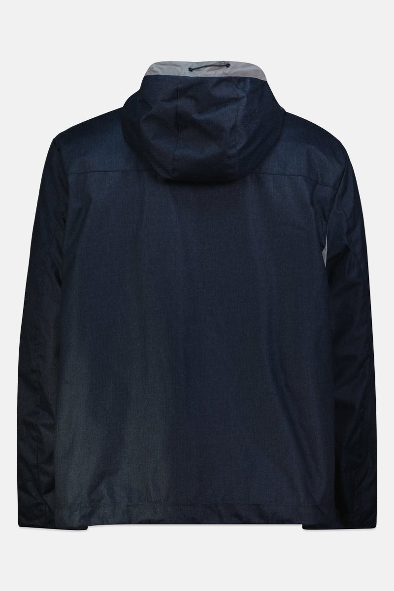 Kenneth Cole جاكيت هوديد للرجال بلون كحلي - Image 2