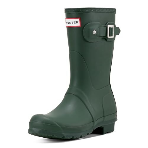 Hunter Women's Original Short Rain Boots Green, 8 - Image 1