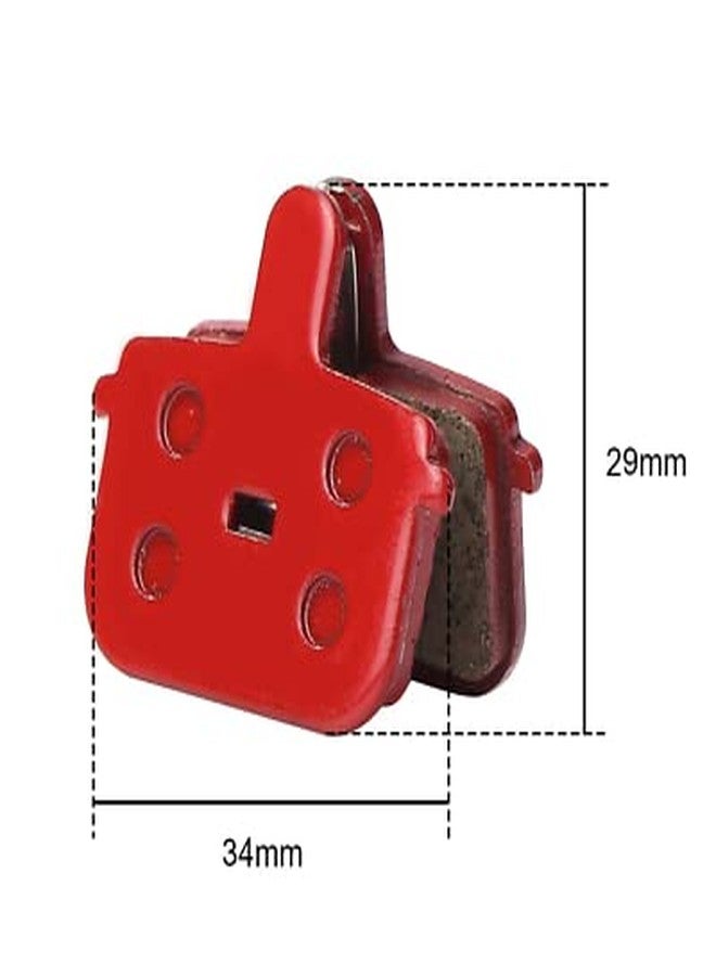 FASTPED MTB Mountain Bikes Cycling Road Bicycle Resin Semi-Metallic Disc Brake Pads - Image 3