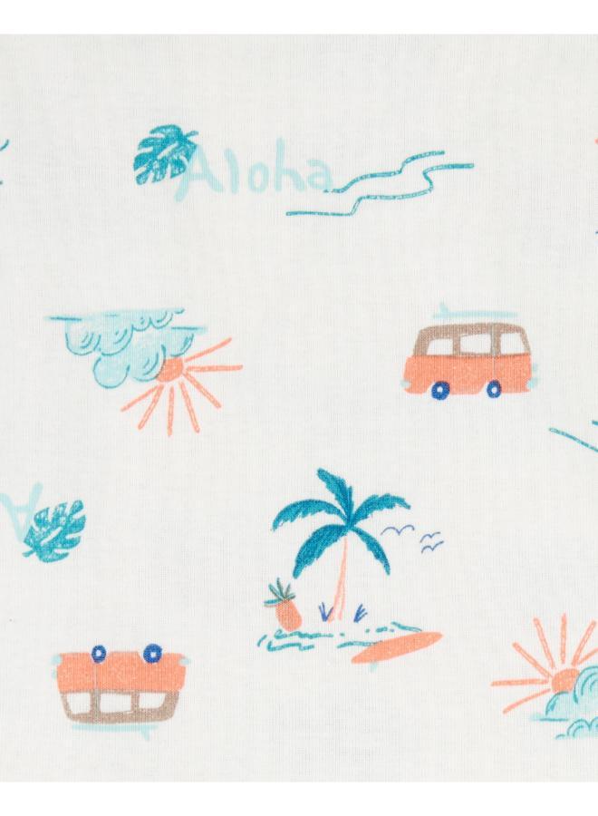 carter's Toddler Printed 4PC Pyjamas Set - Image 2