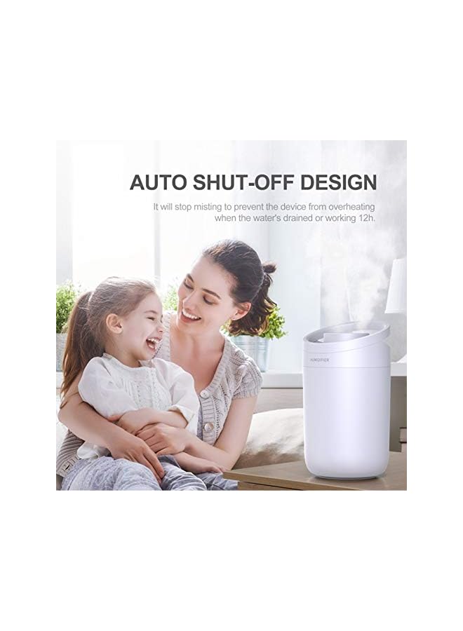 Zaboon 3L Mist Humidifier Diffuser Dual Mists Quiet Humidifier Top Filling Cool Mist Essential Oil Diffuser Auto ShutOff Humidifier for Bedroom USB Powered Home Humidifier - Image 4