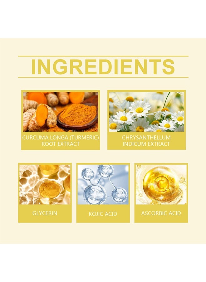 Hoygi - Kojic Acid & Turmeric Cleansing Pads ，for Dark Spots Turmeric Kojic Acid Cleansing Pads Helps Balance Skin Oil & Water Fade Spot Remove Excess Keratin Clean Oil Refines Pores 40PCS - Image 1