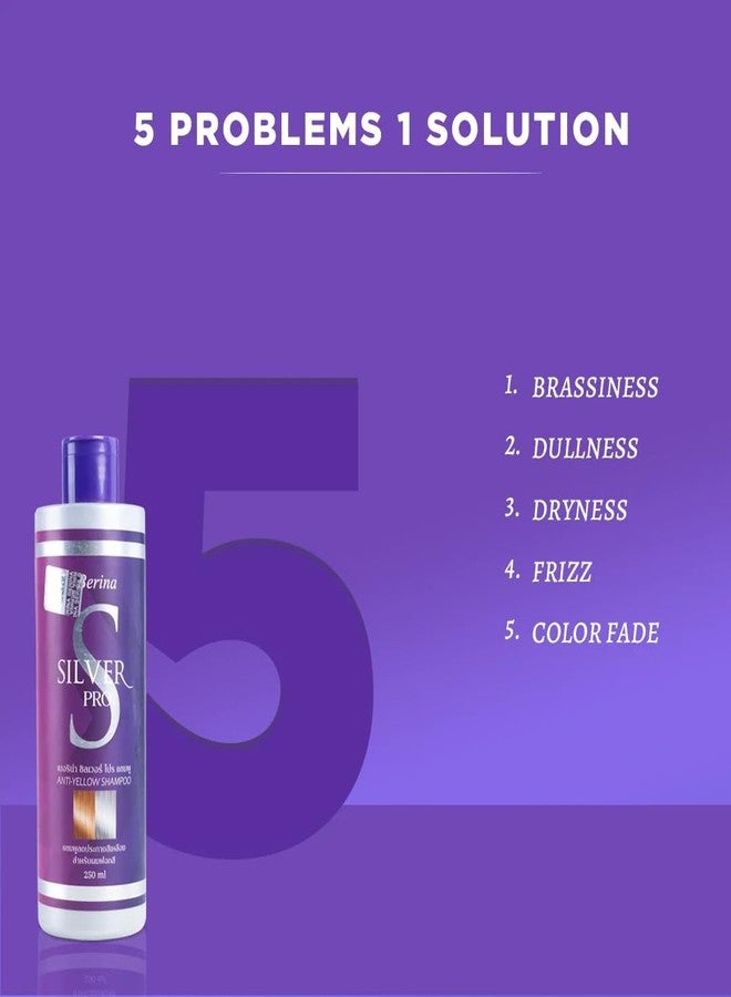Berina Professional Silver Pro Shampoo, 250ml - Image 5