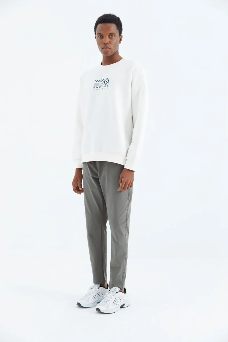 Tommy Life Khaki Laced Pocket Detailed Relaxed Fit Men's Tracksuit Bottom - 84997