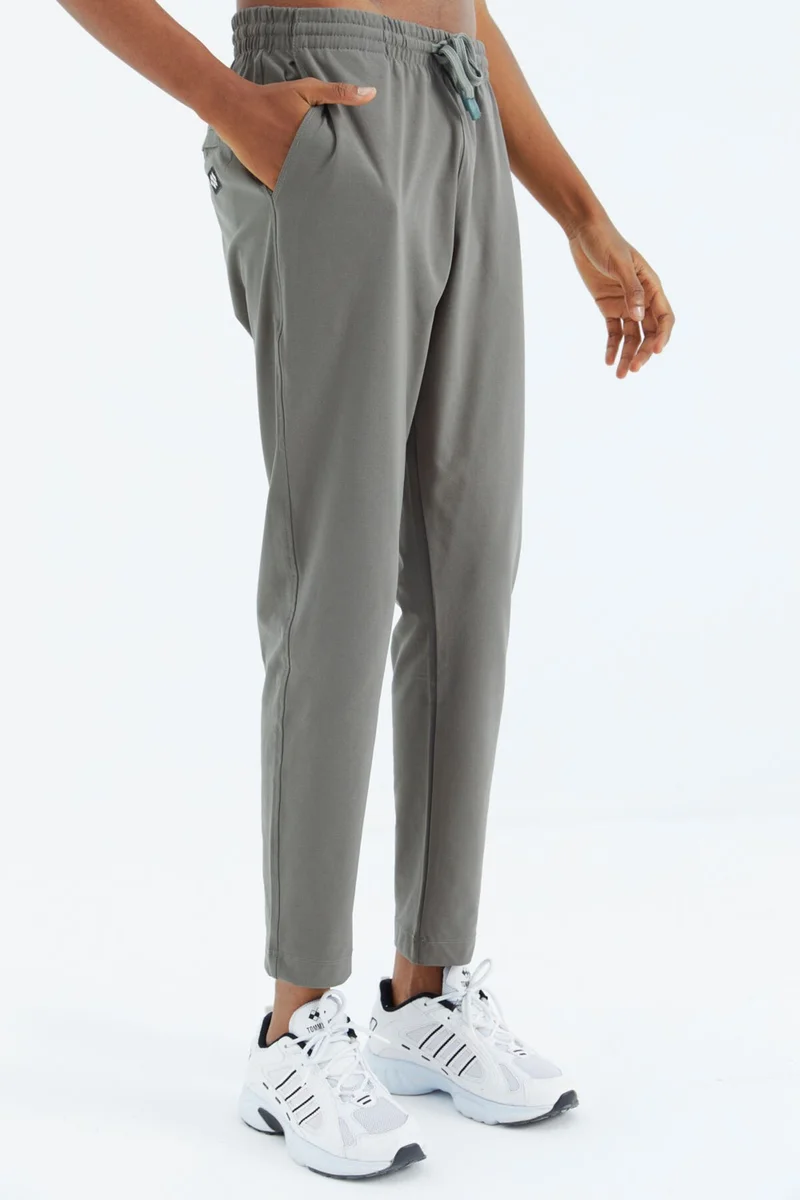 Tommy Life Khaki Laced Pocket Detailed Relaxed Fit Men's Tracksuit Bottom - 84997
