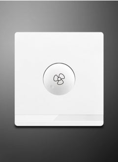 Vmax 3x3" White/Ivory Smart Fan Speed Control Switch – Adjustable Ceiling Fan Speed Regulator  - Image 2