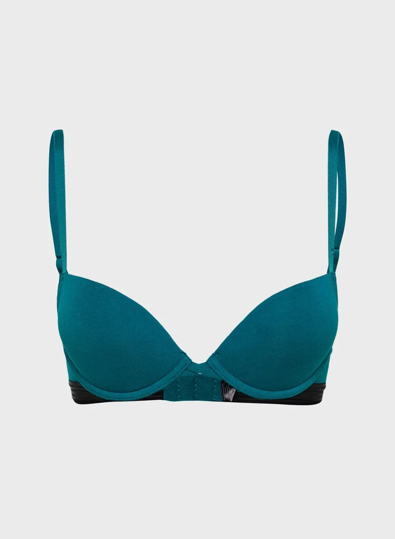 La Senza Lace Detail Plunge Bra