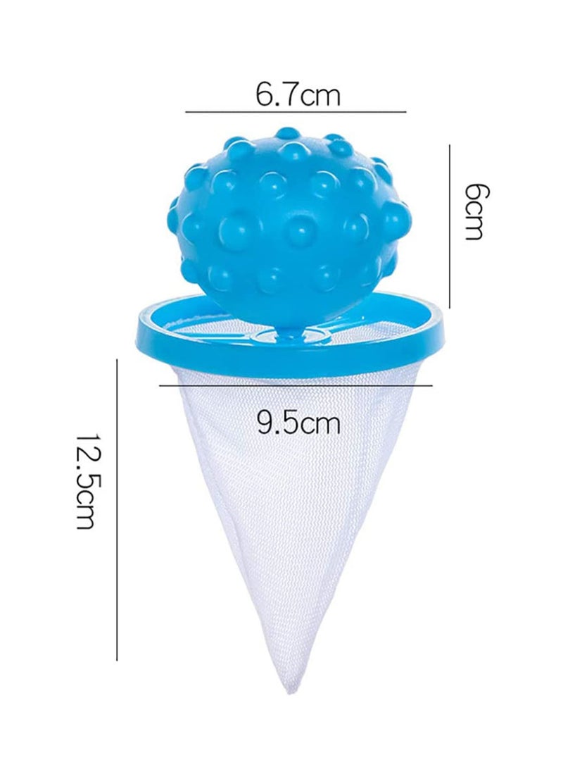 SYOSI - Reusable Washing Machine Floating Lint Mesh Bag, Floating Pet Hair Lint Mesh Remover, Washing Machine Lint Traps, Hair Filter Net Pouch Washer Hair Catcher for Household Tool 6Pcs - Image 1