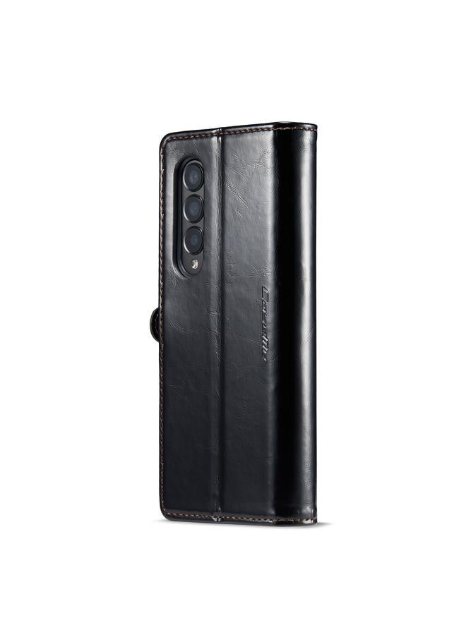 S-TOP Case For Samsung Galaxy Z Fold3 5G CaseMe 003 Crazy Horse Texture Horizontal Flip Leather Phone Case - Image 3