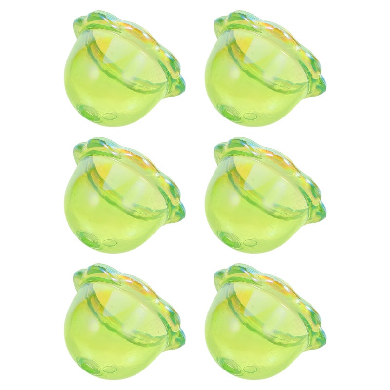 6pcs Diy Flower Wind Chime Charm Elegant Floral Beads For Jewelry Making Lightweight And Craft Embellishments For Home Decor - Image 3