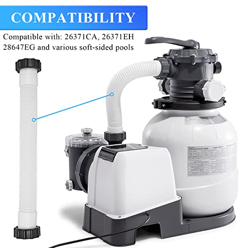 Dimakung 11535 Pool Sand Filter Pump Hose for Intex Interconnecting Hose for 16 Inch Sand Filter Pumps & Fit for with Intex Filter Pumps & Saltwater Systems - Image 2