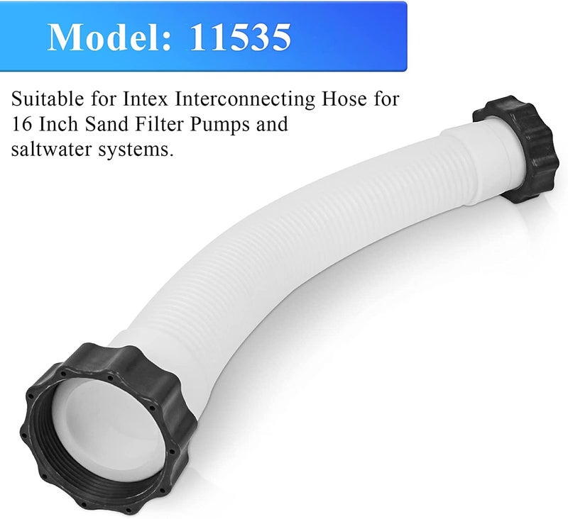 Dimakung 11535 Pool Sand Filter Pump Hose for Intex Interconnecting Hose for 16 Inch Sand Filter Pumps & Fit for with Intex Filter Pumps & Saltwater Systems - Image 4