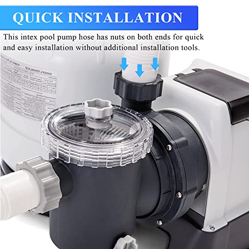 Dimakung 11535 Pool Sand Filter Pump Hose for Intex Interconnecting Hose for 16 Inch Sand Filter Pumps & Fit for with Intex Filter Pumps & Saltwater Systems - Image 3