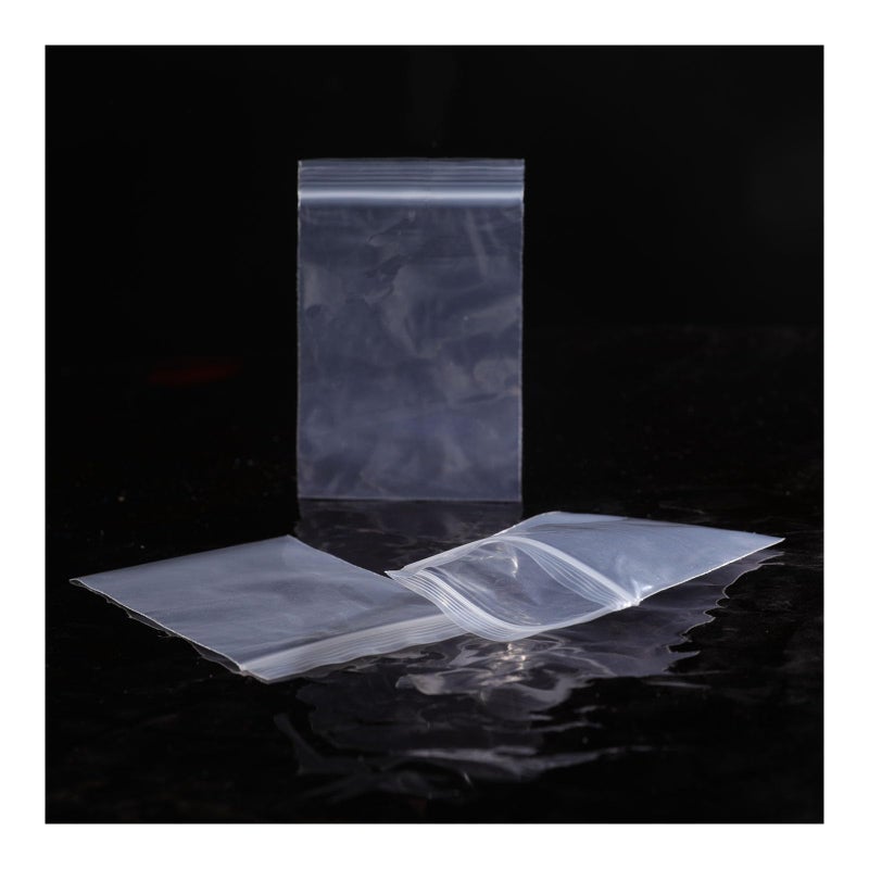 JINYONBAG Small Plastic Bags 4x6, 200pcs, Transparent for Pills, Clear Reusable Baggies for Jewelry, Coins, Candy, etc - Image 1