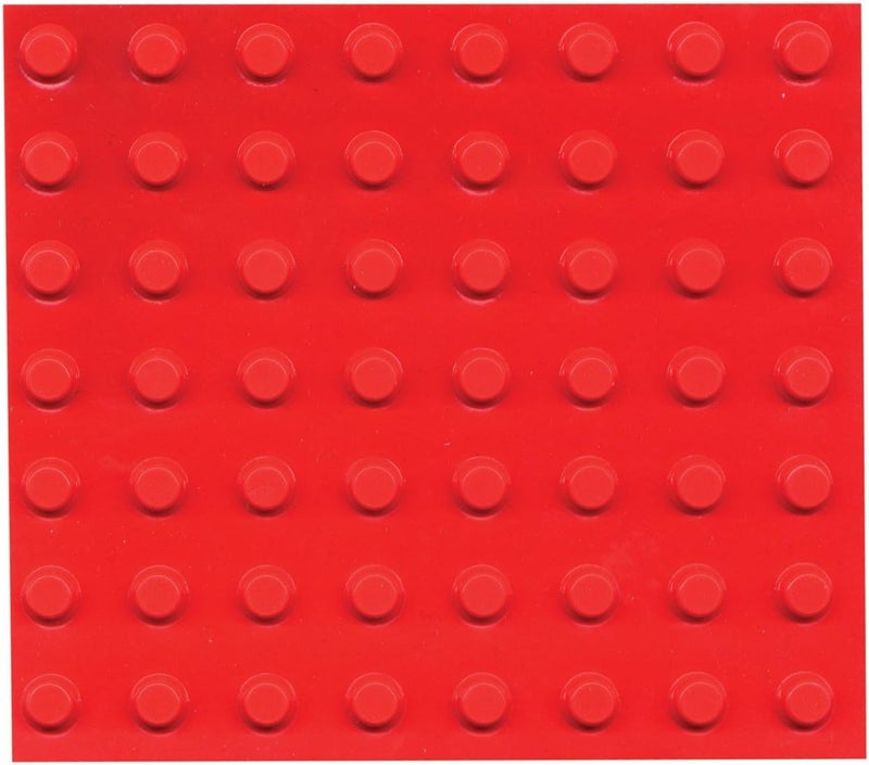 Bump Dots- Round-Flat Top-Fluor Orange-Small-56pk