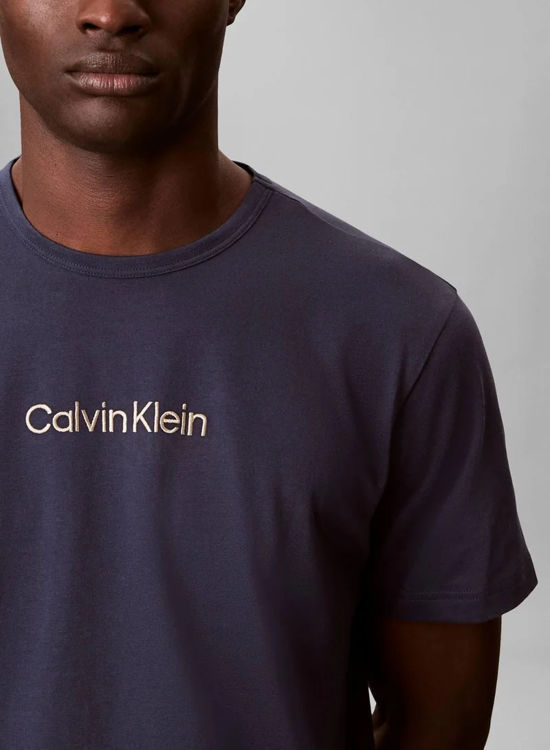 CALVIN KLEIN Blue Nights Lounge T-shirt for Men | Best Price UAE