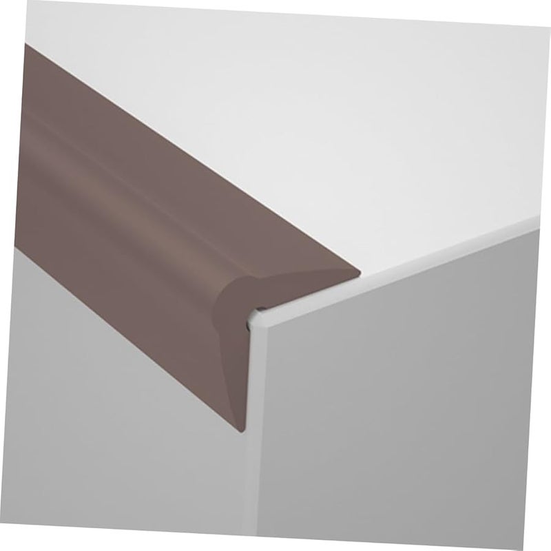SECFOU 2 Pack Brown Silicone Furniture Corner Protectors Desk Safety Bumpers Crash Proof - Image 4