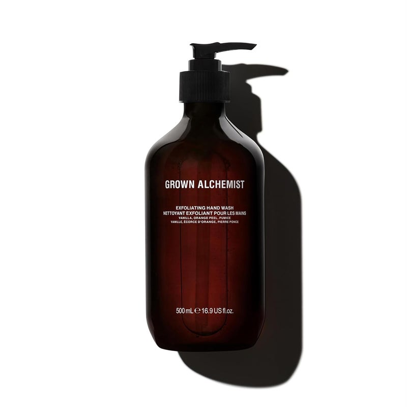 Grown Alchemist Exfoliating Hand Wash Vanilla Orange Peel  Pumice Gentle Cleanser Softens and Revitalize Skin 169 Ounce 500mL