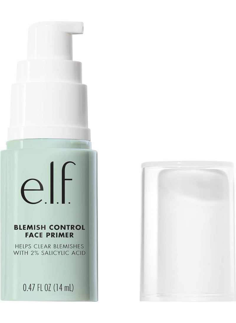 elf E.L.F. Blemish Control Face Primer – Smooth & Clear Skin, Minimizes Blemishes & Redness, Vegan & Cruelty-Free - Image 1