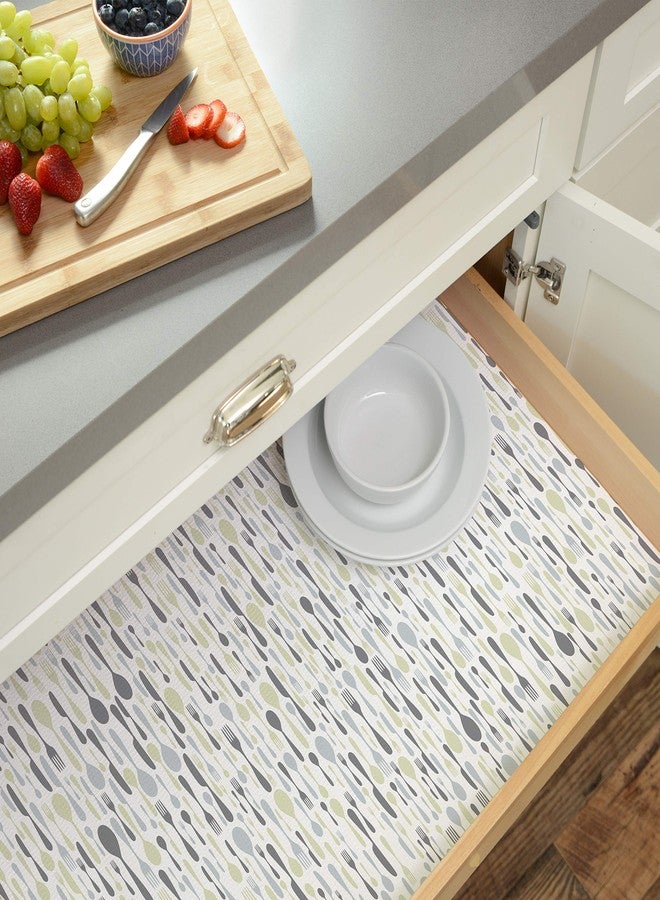 Con-Tact Brand Grip Prints Shelf Liner, Durable and Non-Adhesive Liners, Non-Slip Drawer and Cabinet Liner, 18" x 8', Lunchbox, Pack of 1 Roll - Image 4