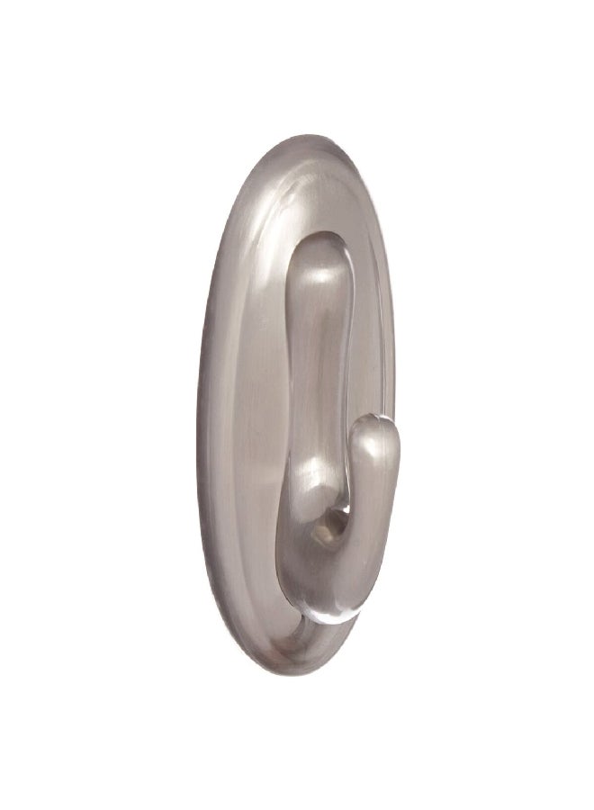Command Damage-Free Hanging Traditional Hook Brushed Nickel Medium 17051BN-ES  - Image 2