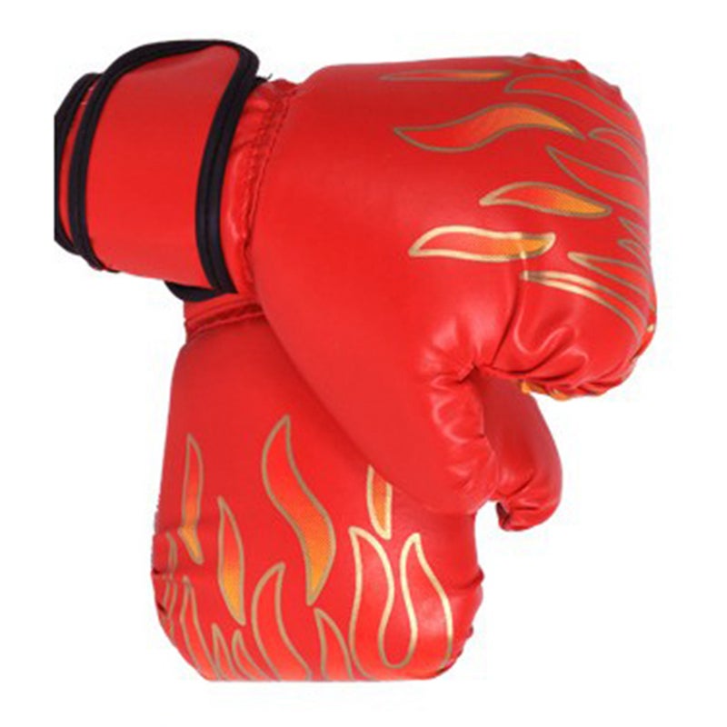 Kids Boxing Gloves for Professional Fighting Youth Boxing Training Gloves Thickened PU Punching Bag Gloves Red - Image 1