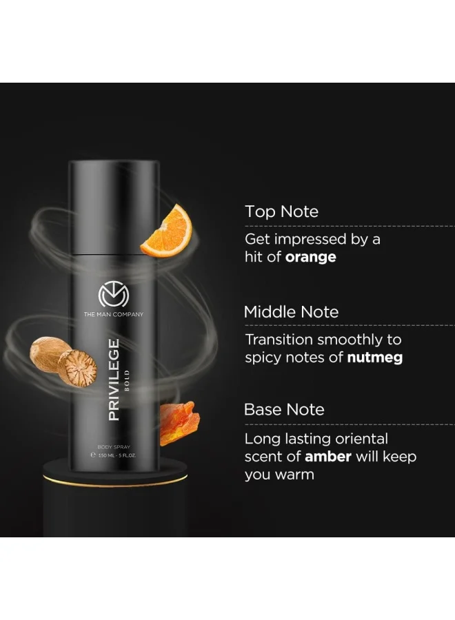 ذا مان كومباني مجموعة مزيلات العرق بريفيليج للرجال - أكتيف ليجند إنتنس، بولد بريميوم، عطر يدوم طويلاً، استخدام يومي، مجموعة هدايا له، زوج، صديق،  مل عبوة من