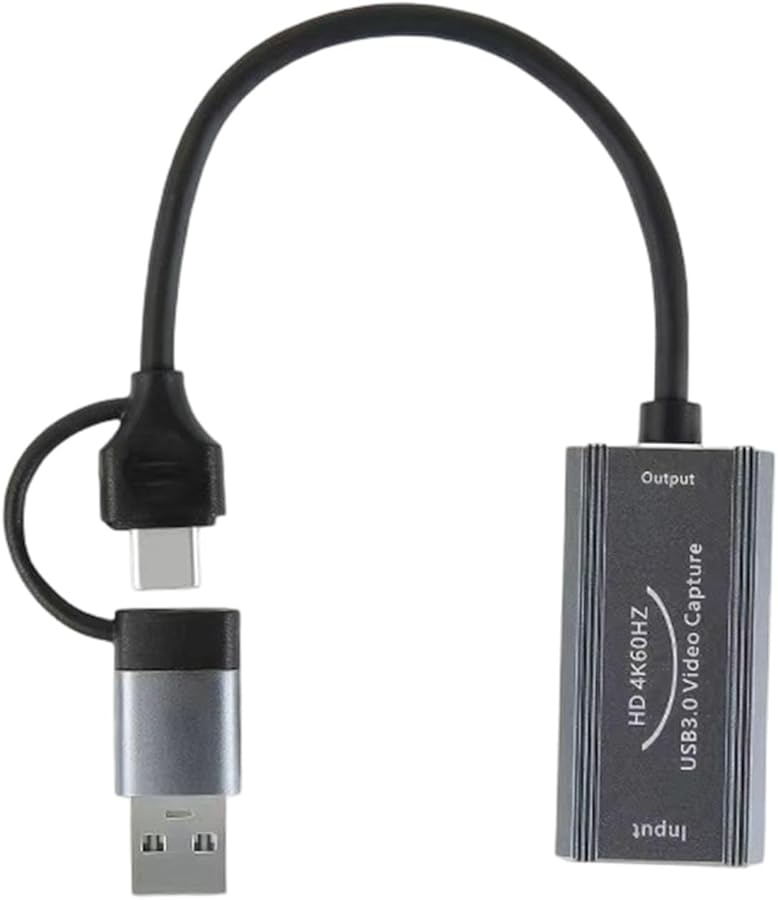 Gray Professional 4K60Hz USB Video Capture Card Plug Play for Streaming Recording - Image 4