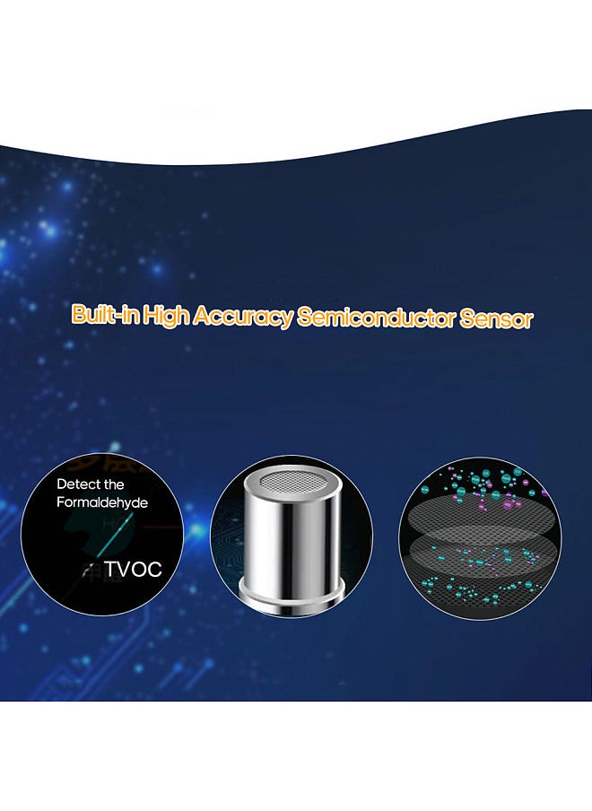 Generic - Portable Formaldehyde(HCHO) Detector with LCD Display High Accuracy TVOC Sensor Tester - Image 1