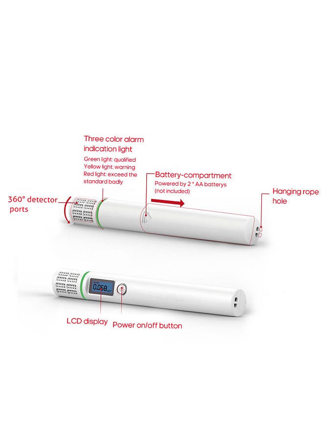 Generic - Portable Formaldehyde(HCHO) Detector with LCD Display High Accuracy TVOC Sensor Tester - Image 1